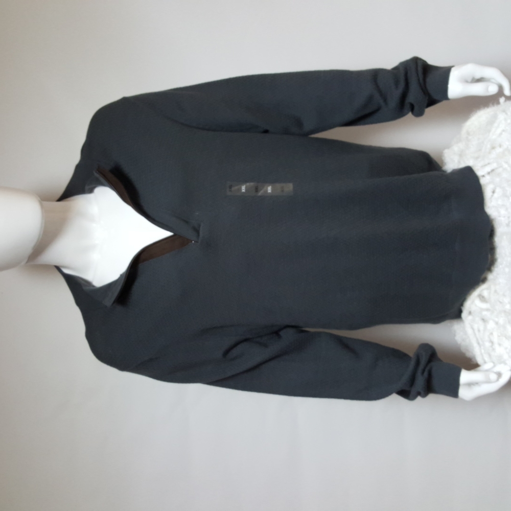 NWT Tasso Elba mens quarter zip pull over sweater